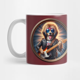 Big fur rock n roll dog Mug